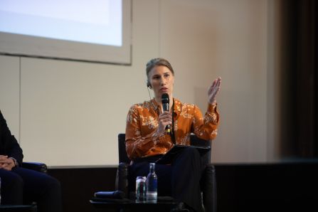 moderator asking a question
